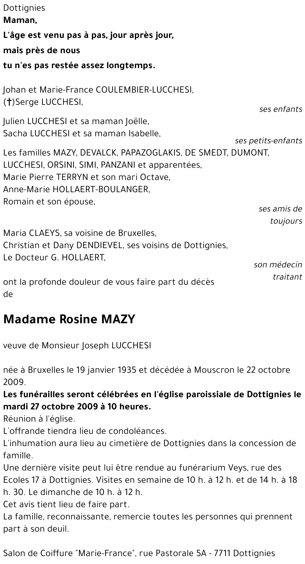 Rosine MAZY