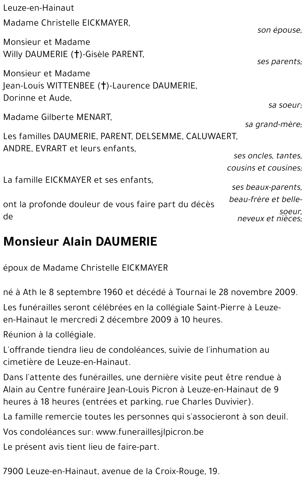 Alain DAUMERIE