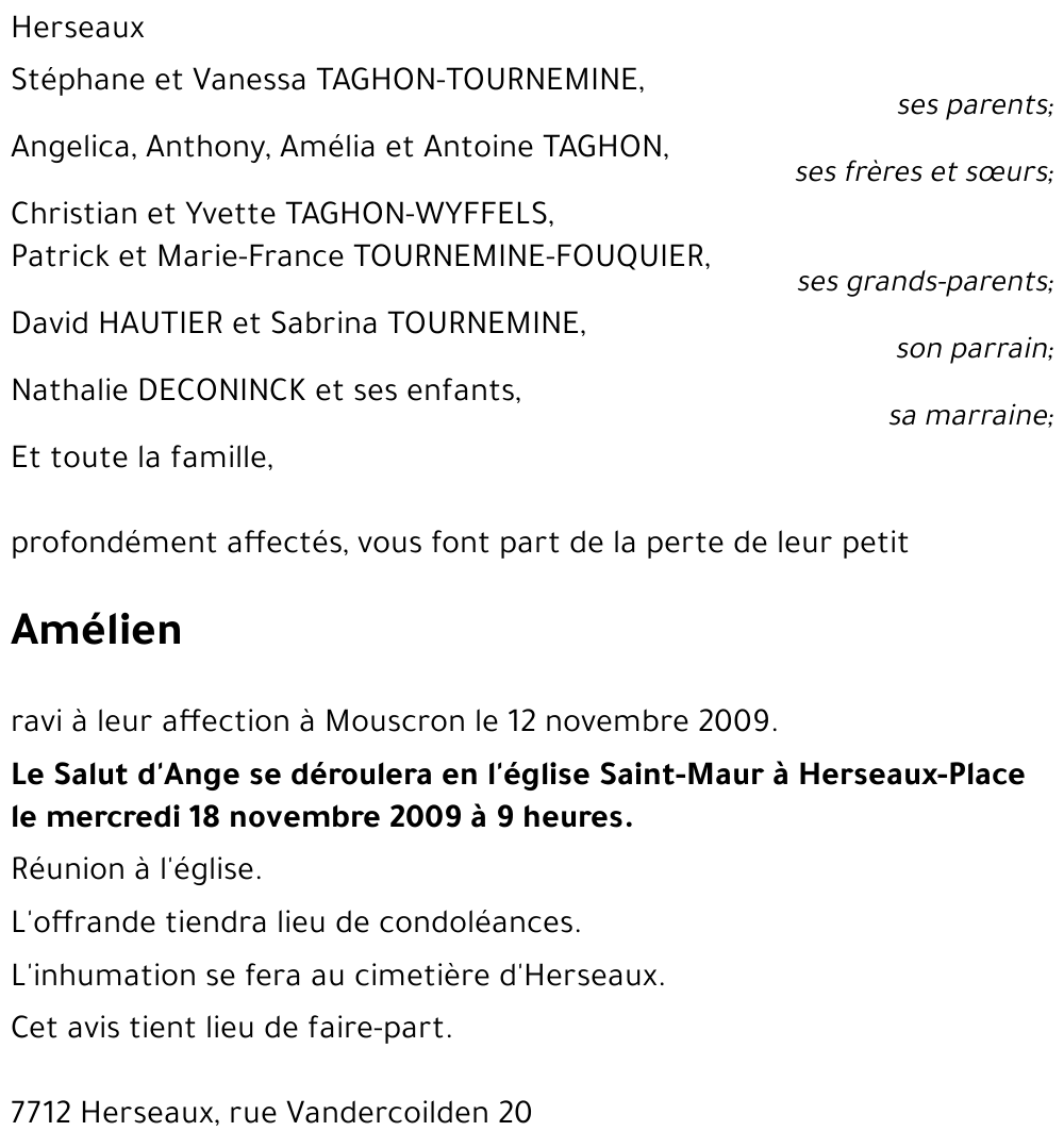 Amélien TAGHON