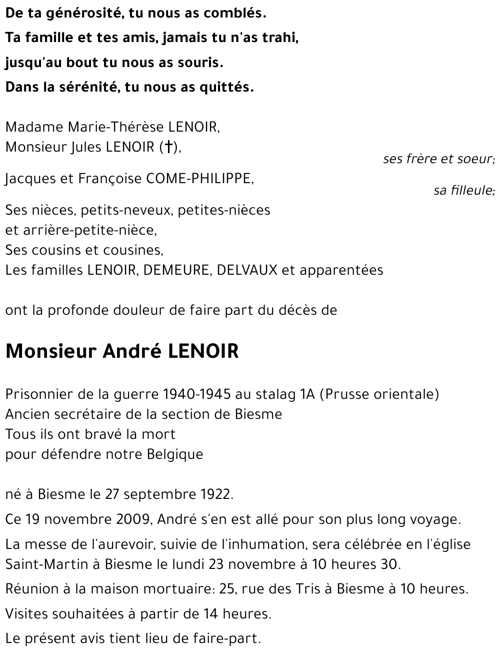 André LENOIR