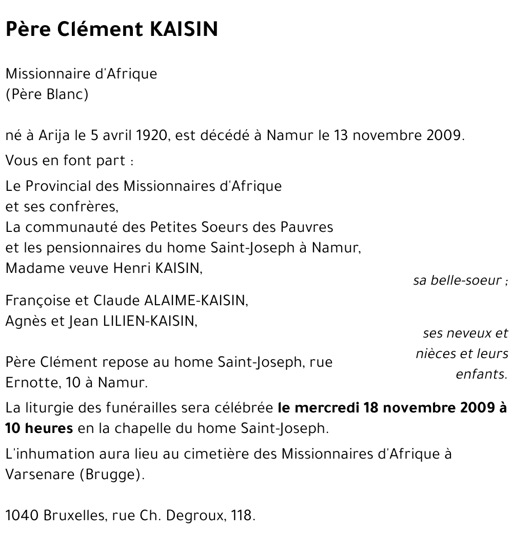 Clément KAISIN