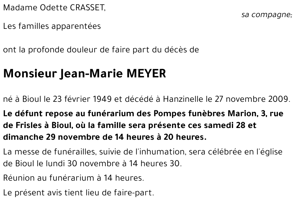 Jean-Marie MEYER