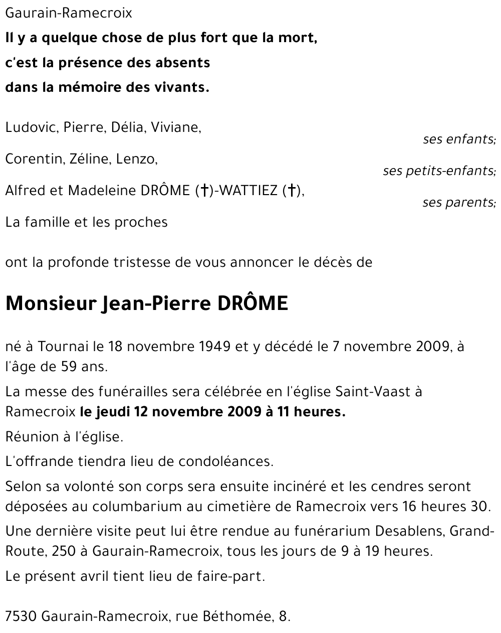 Jean-Pierre DROME