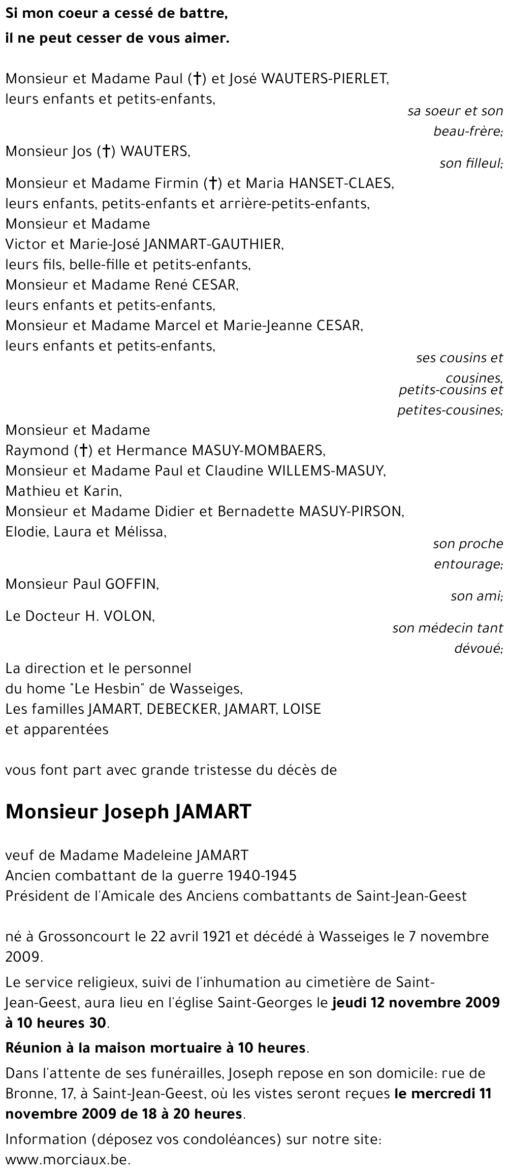 Joseph JAMART