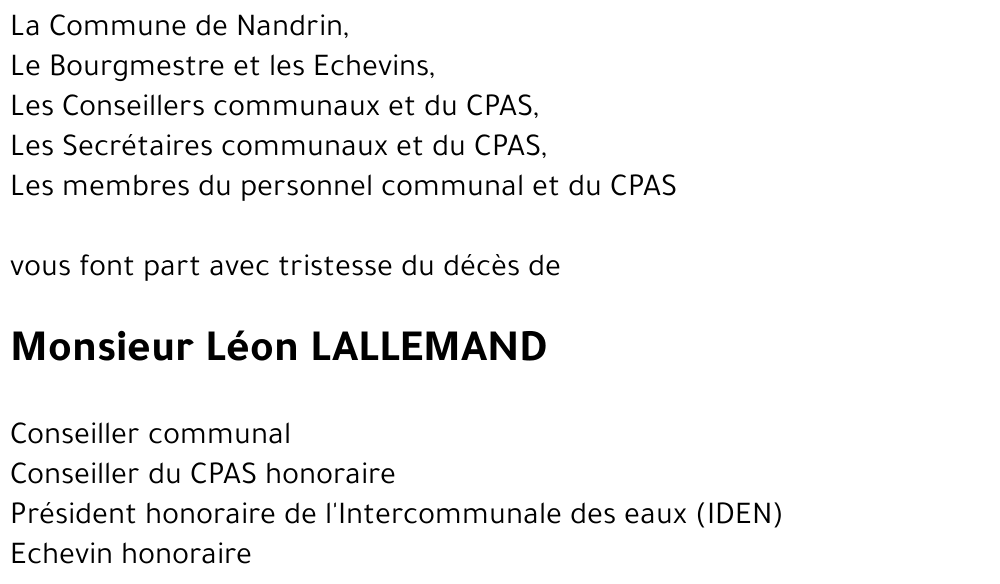 Léon LALLEMAND