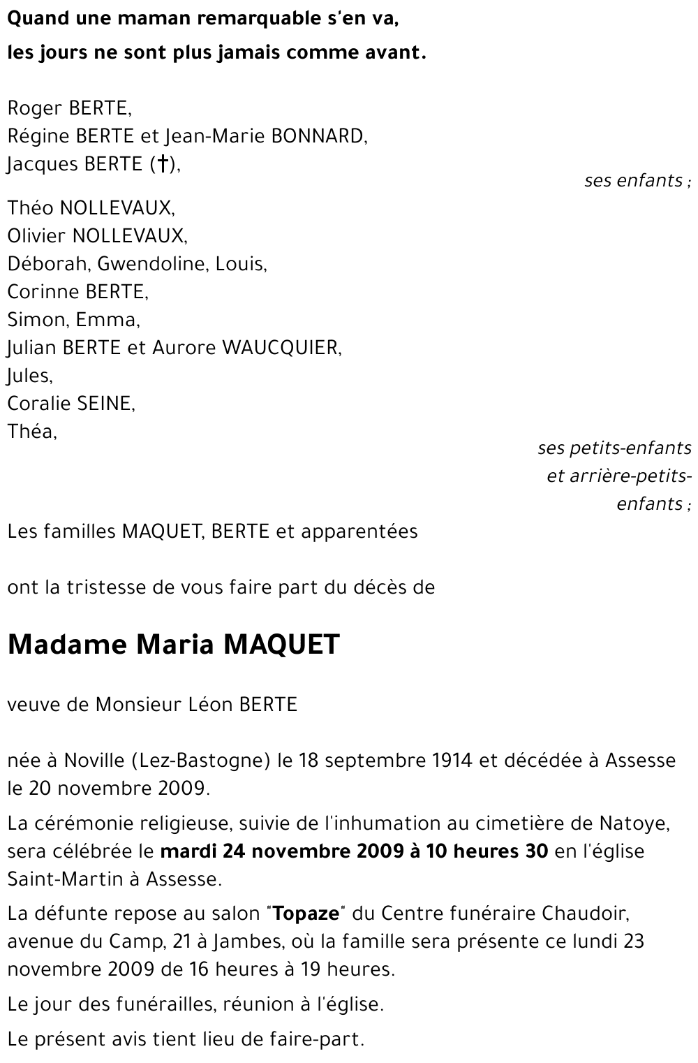 Maria MAQUET