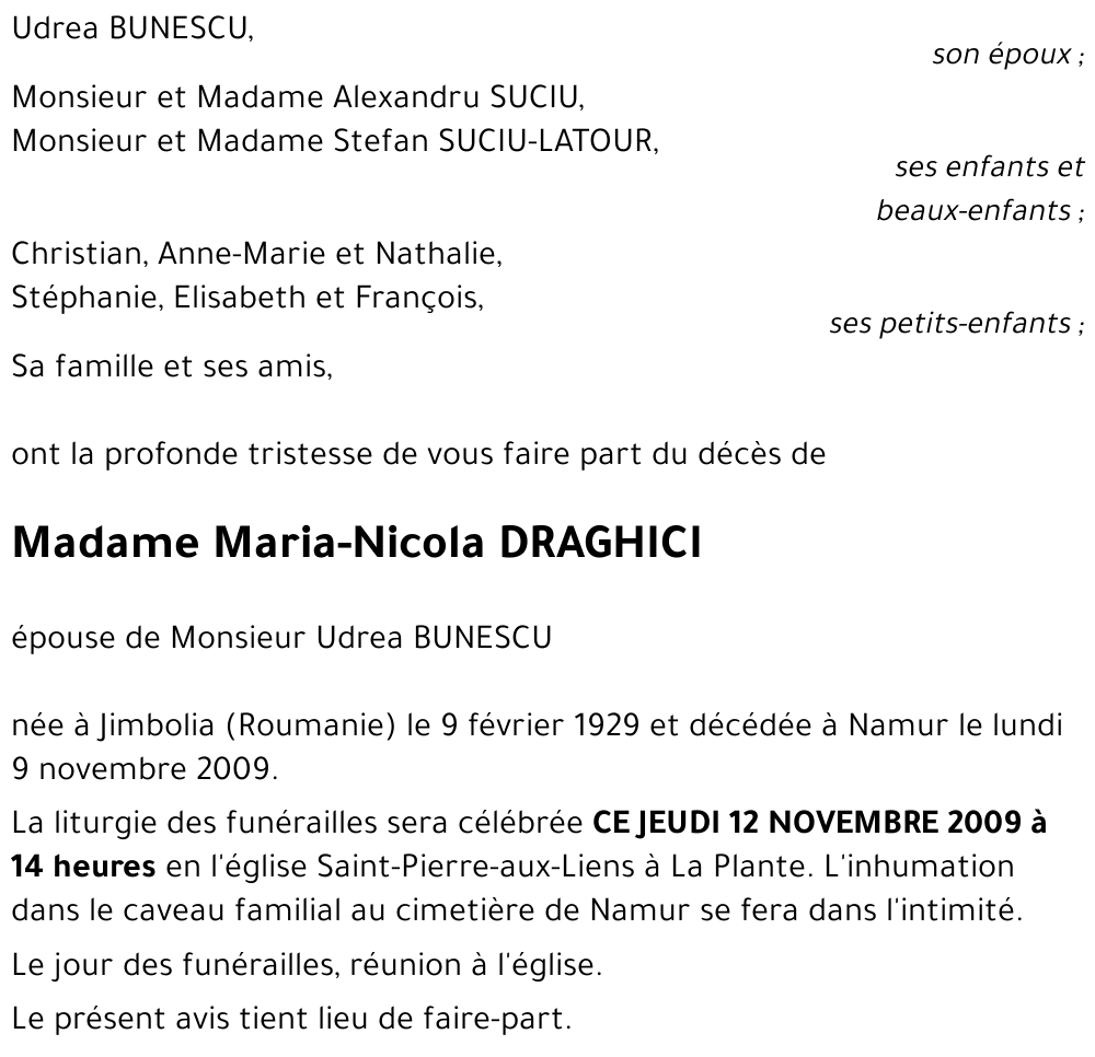 Maria-Nicola DRAGHICI