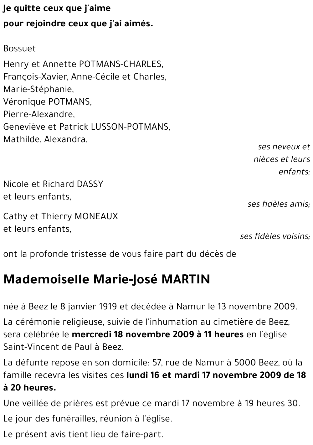 Marie-José MARTIN