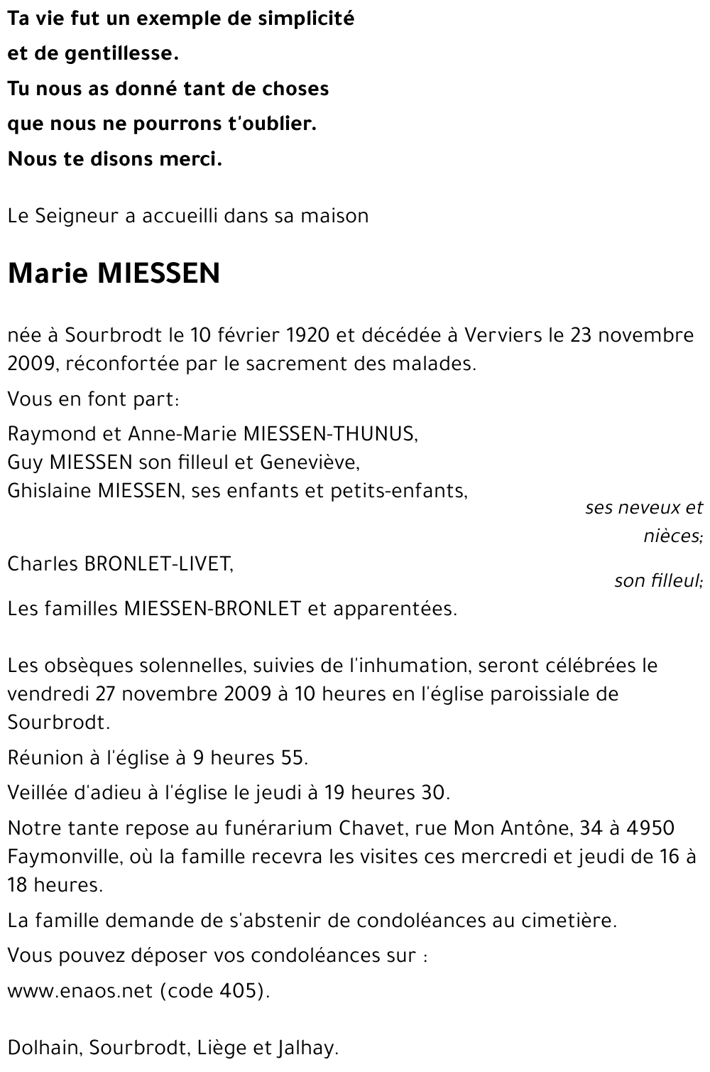 Marie MIESSEN