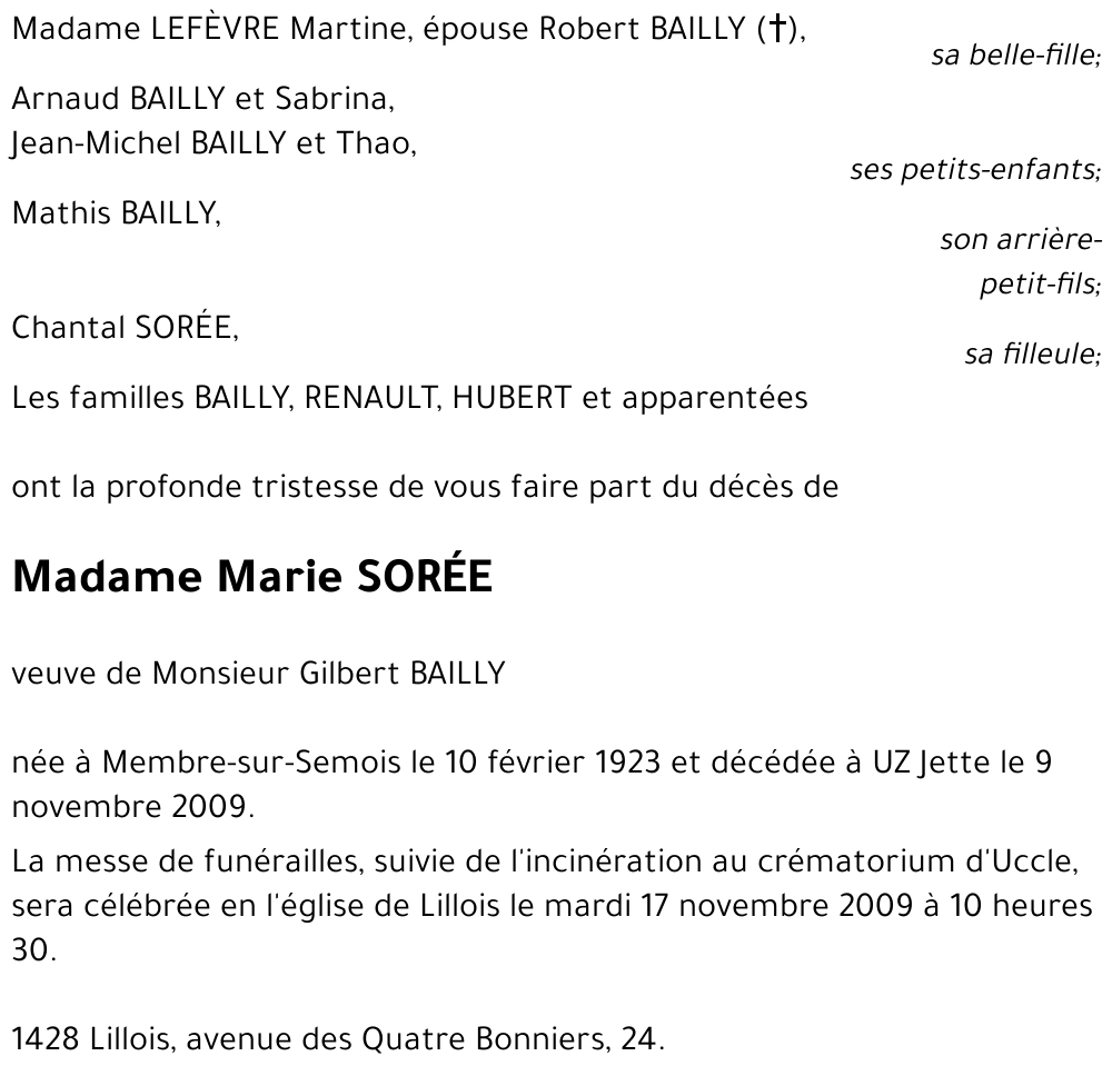 Marie SOREE