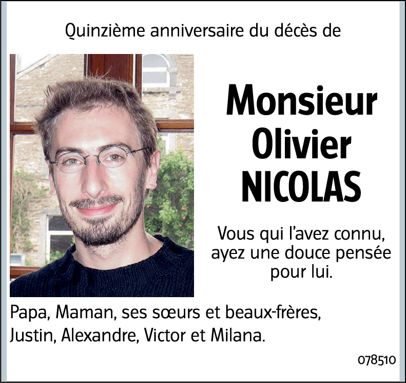 Olivier NICOLAS
