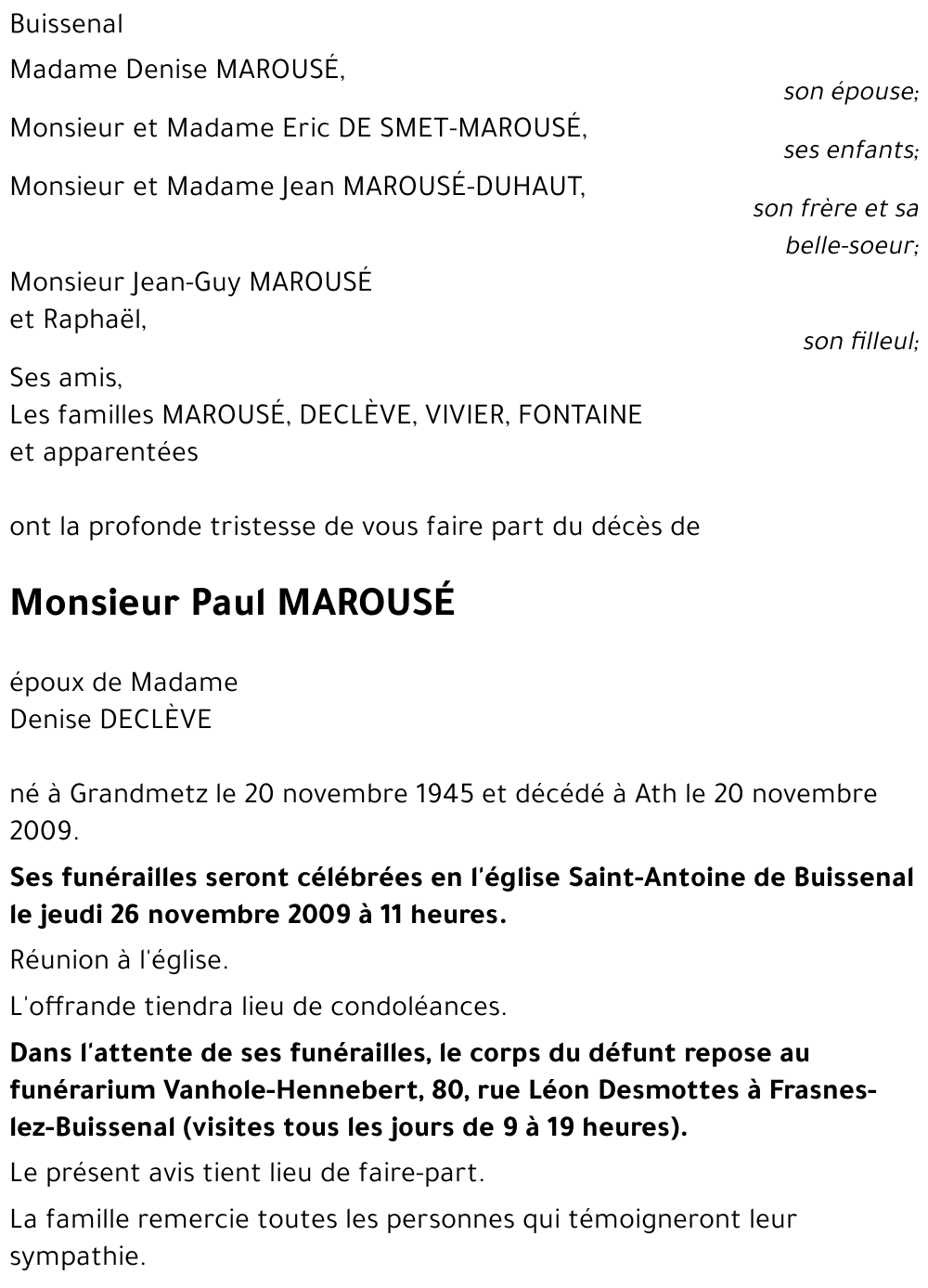 Paul MAROUSE