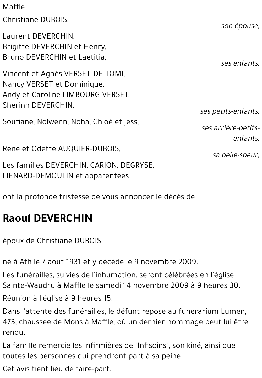 Raoul DEVERCHIN