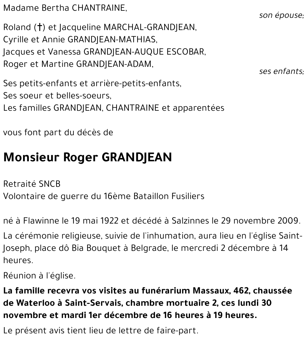 Roger GRANDJEAN