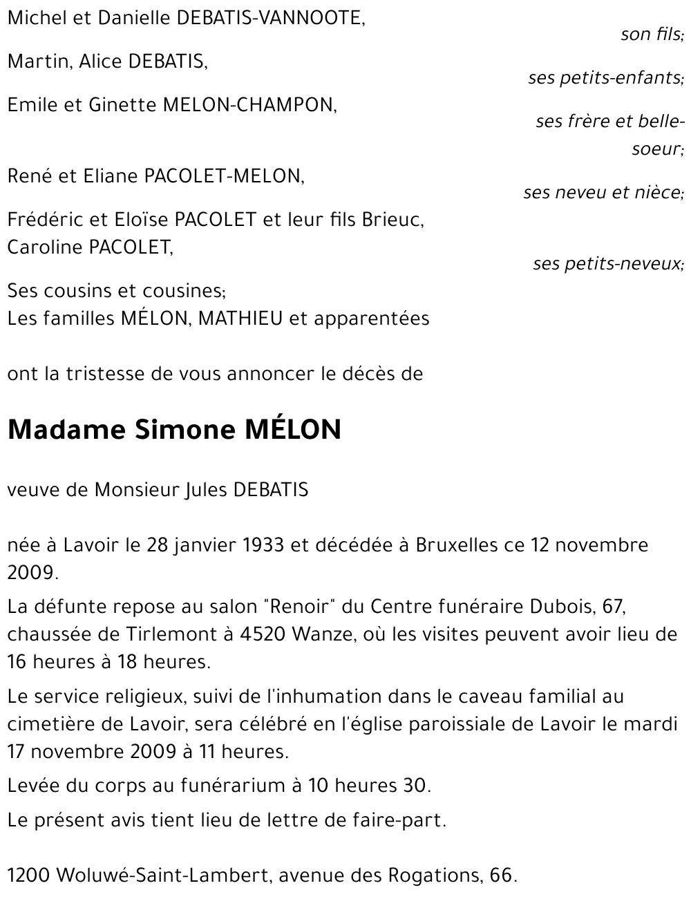 Simone Mélon