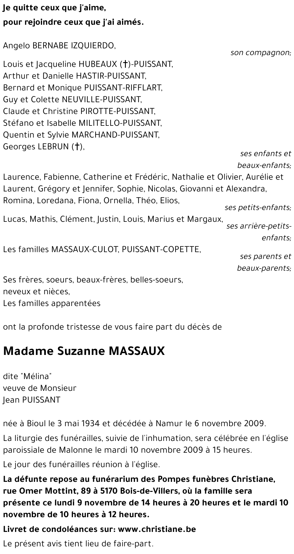 Suzanne MASSAUX