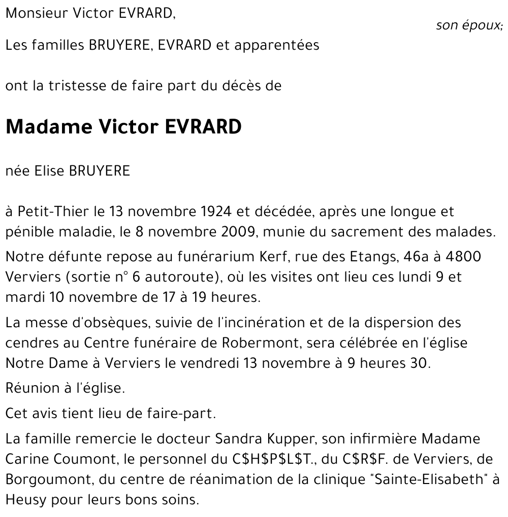 Victor EVRARD