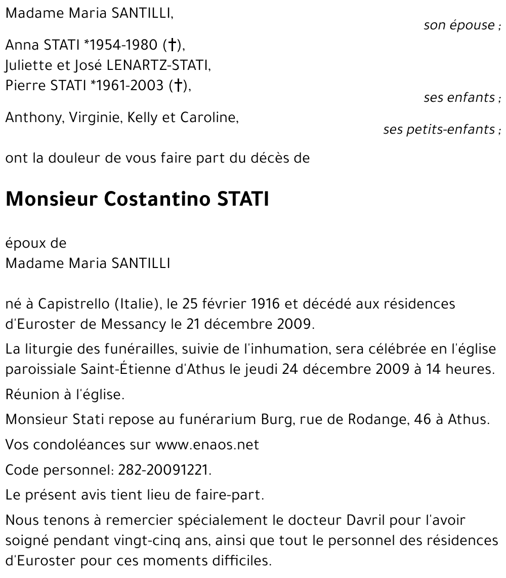 Costantino STATI