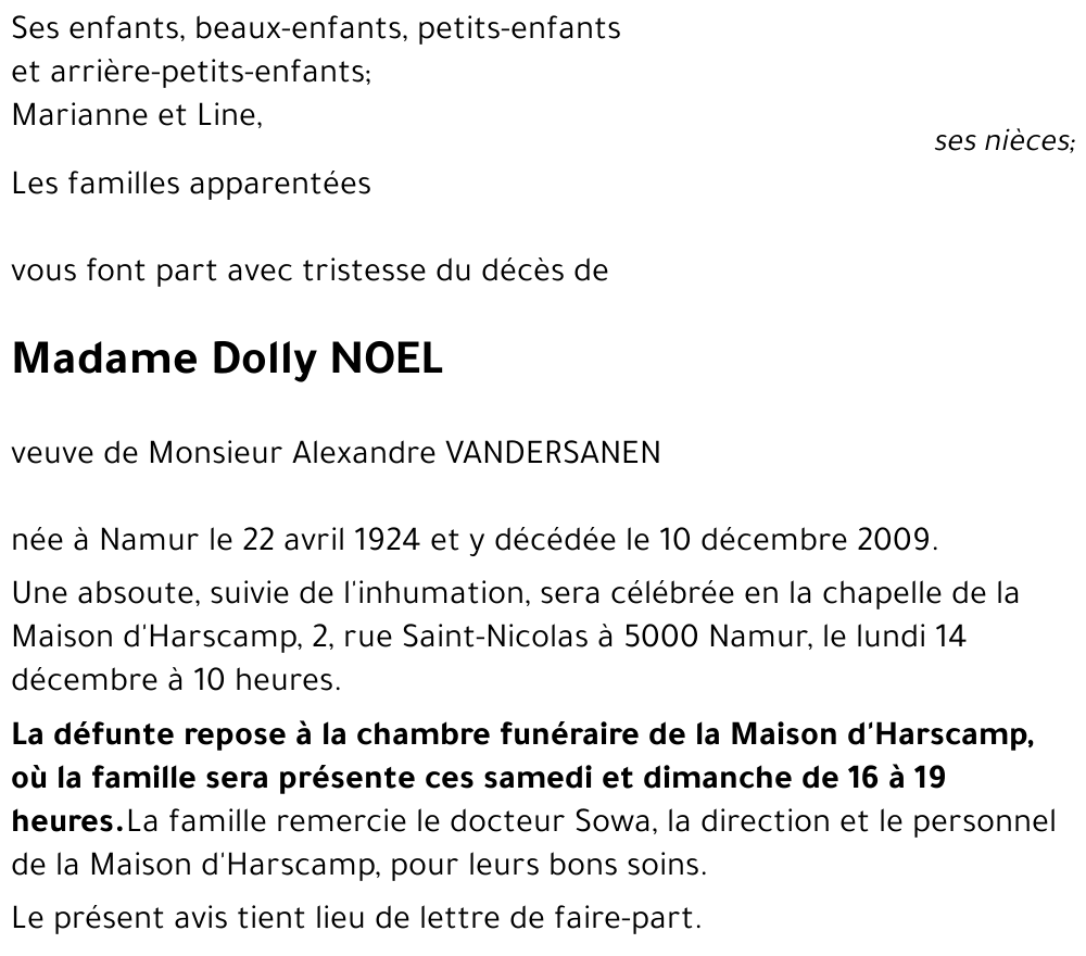 Dolly NOEL