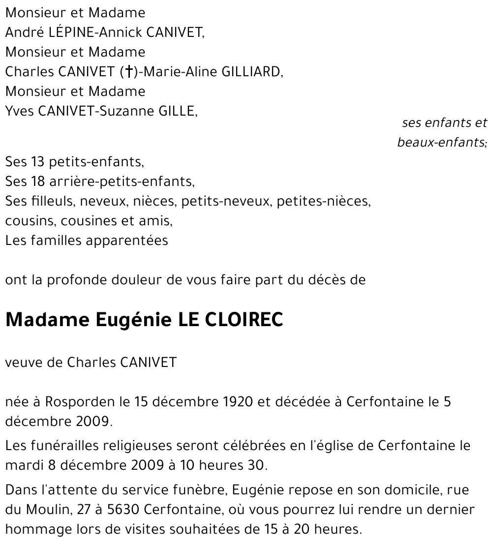 Eugénie LE CLOIREC