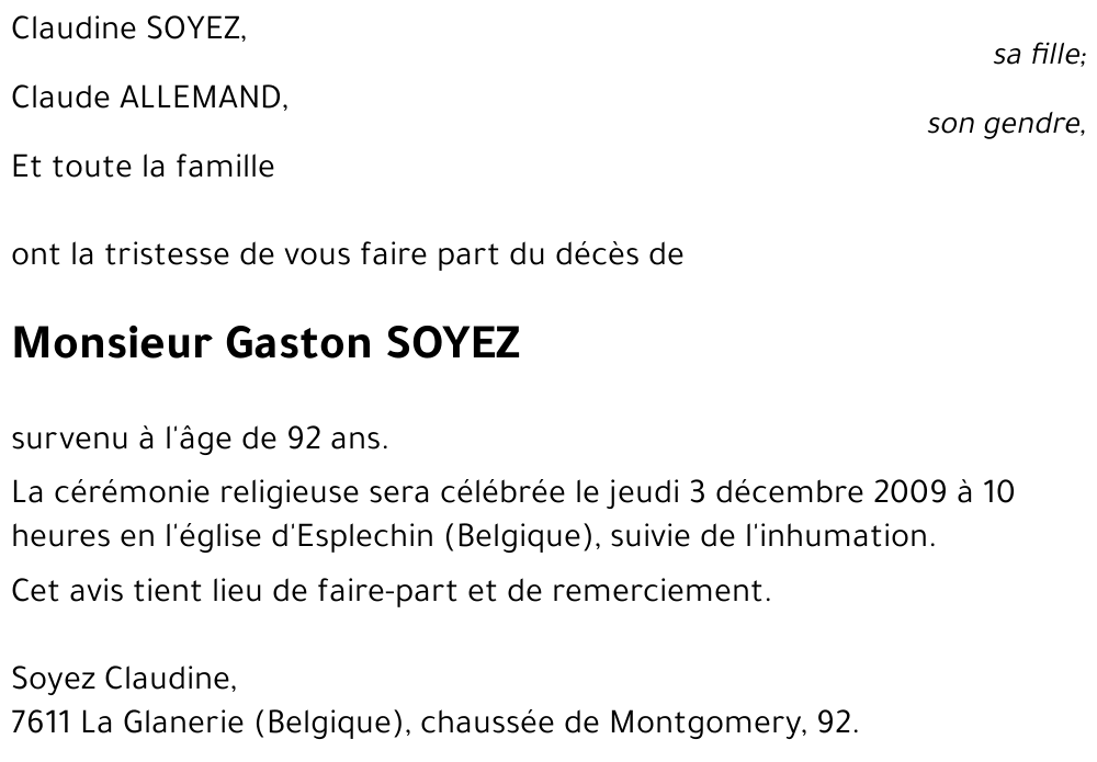 Gaston Soyez