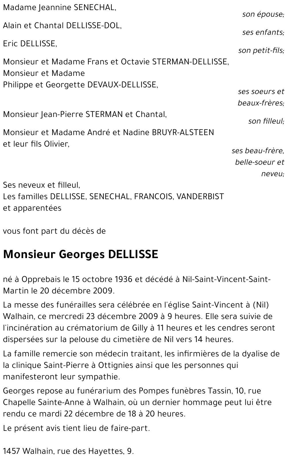 Georges DELLISSE