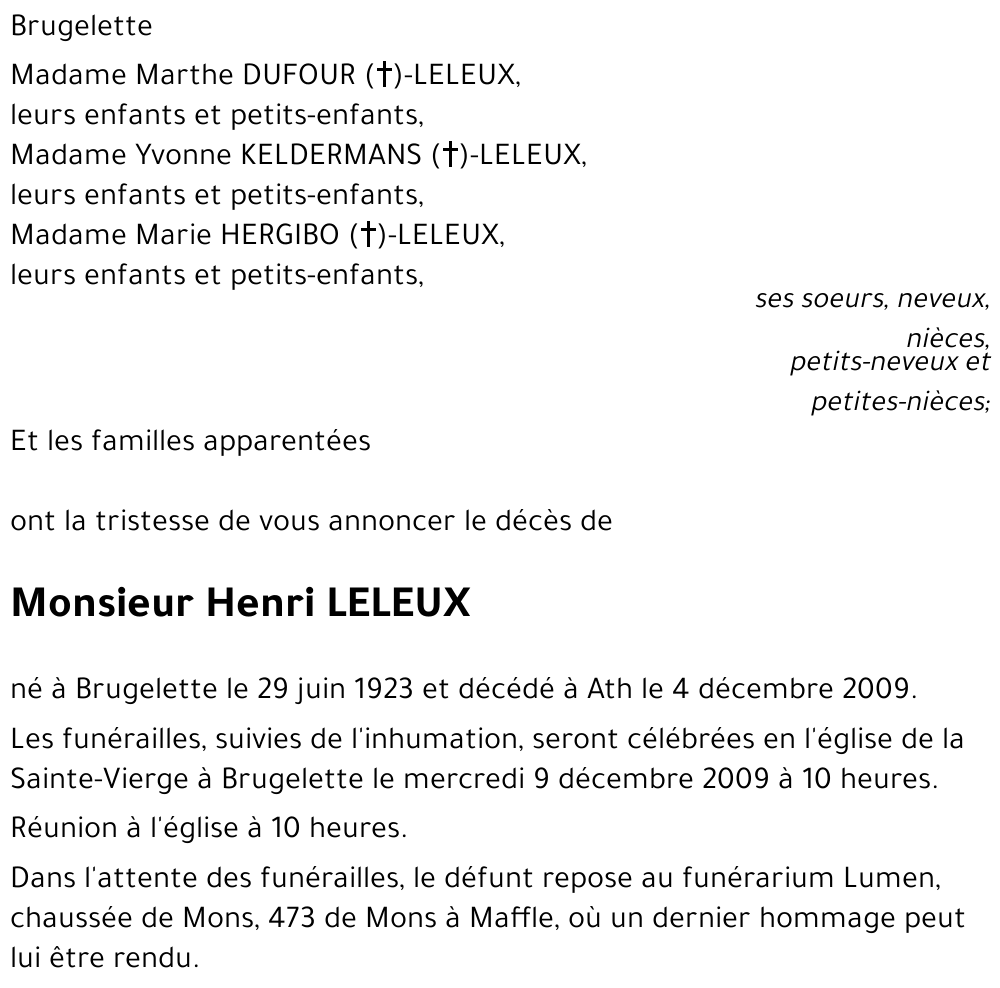 Henri LELEUX