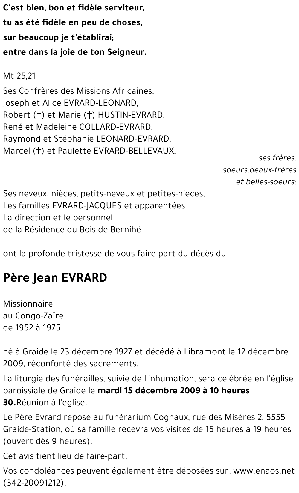 Jean EVRARD