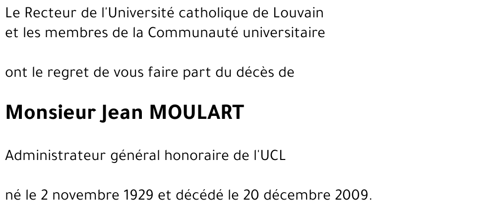 Jean MOULART