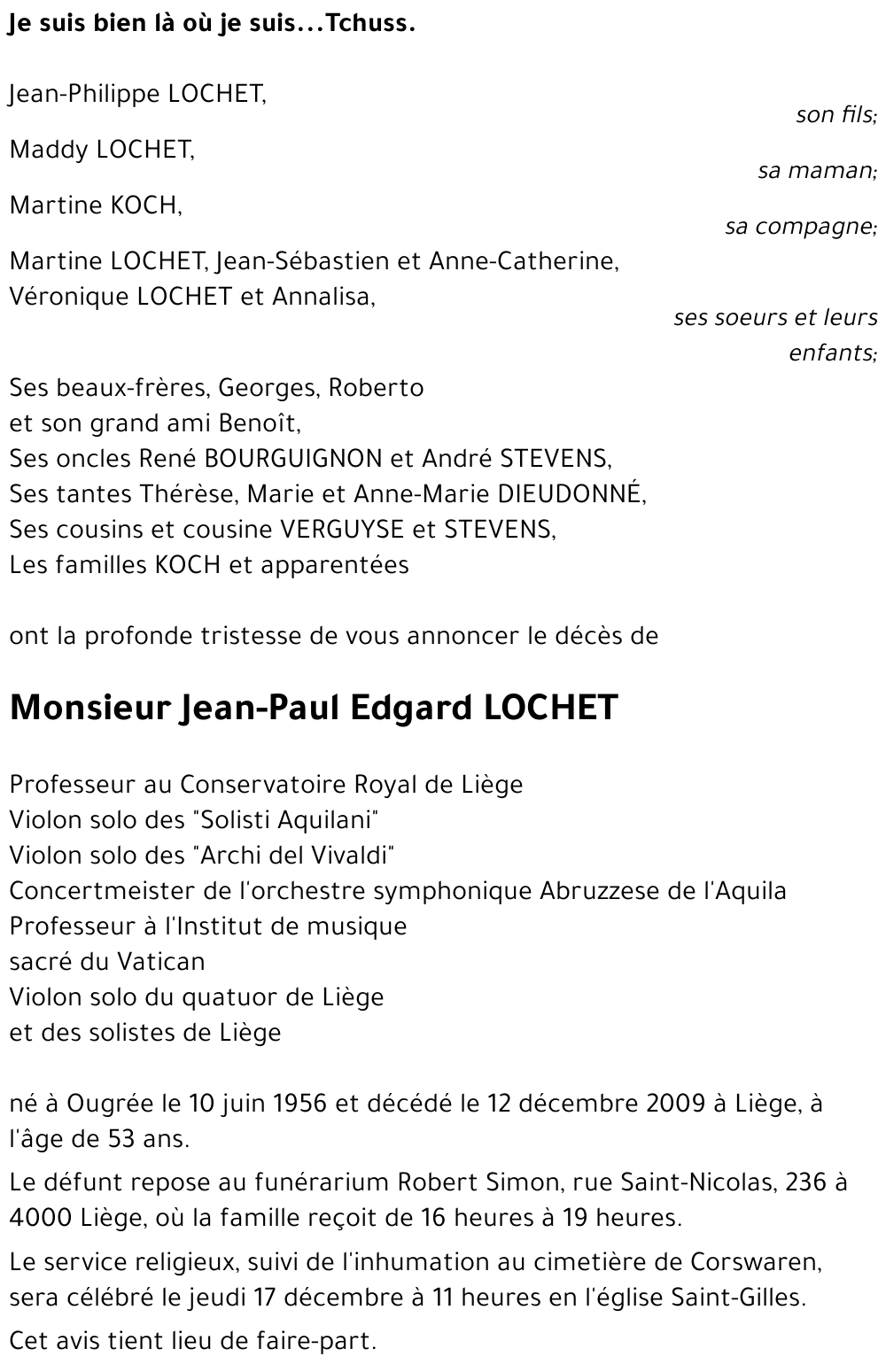 Jean-Paul Edgard LOCHET