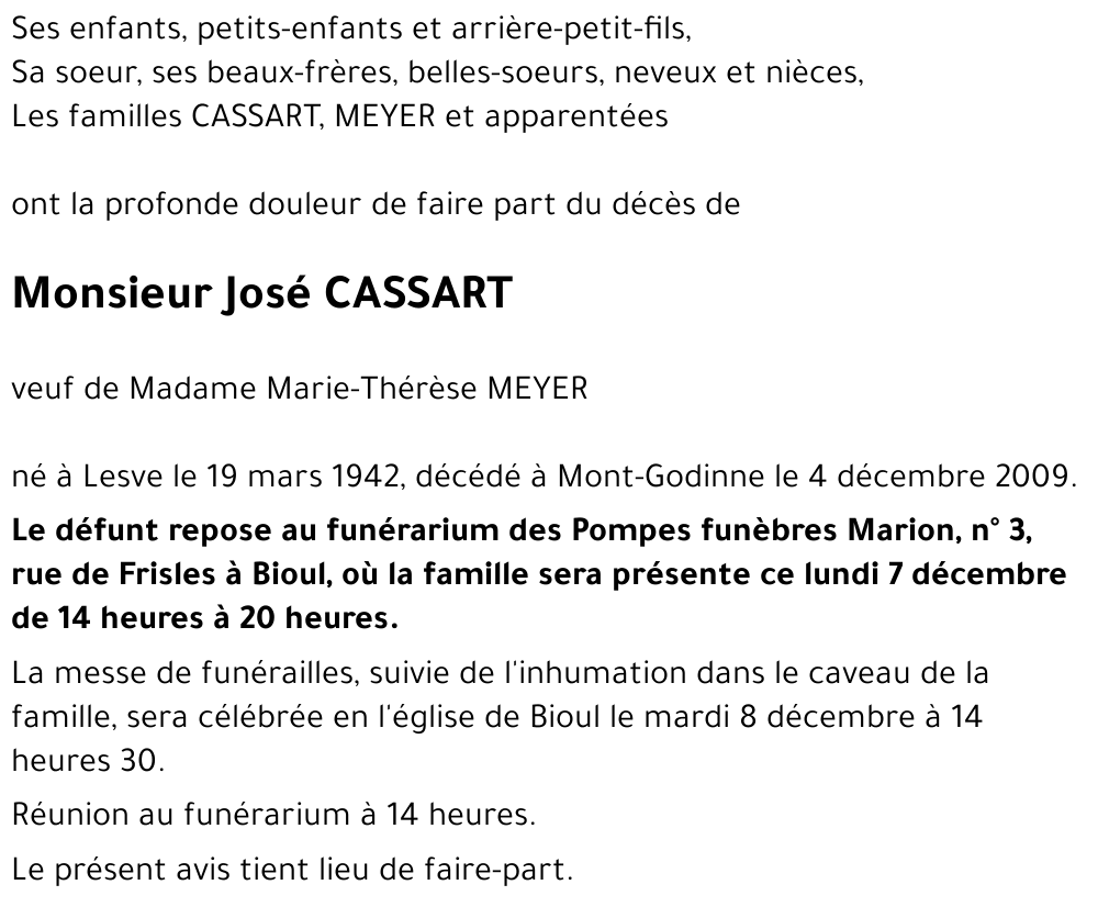 José CASSART