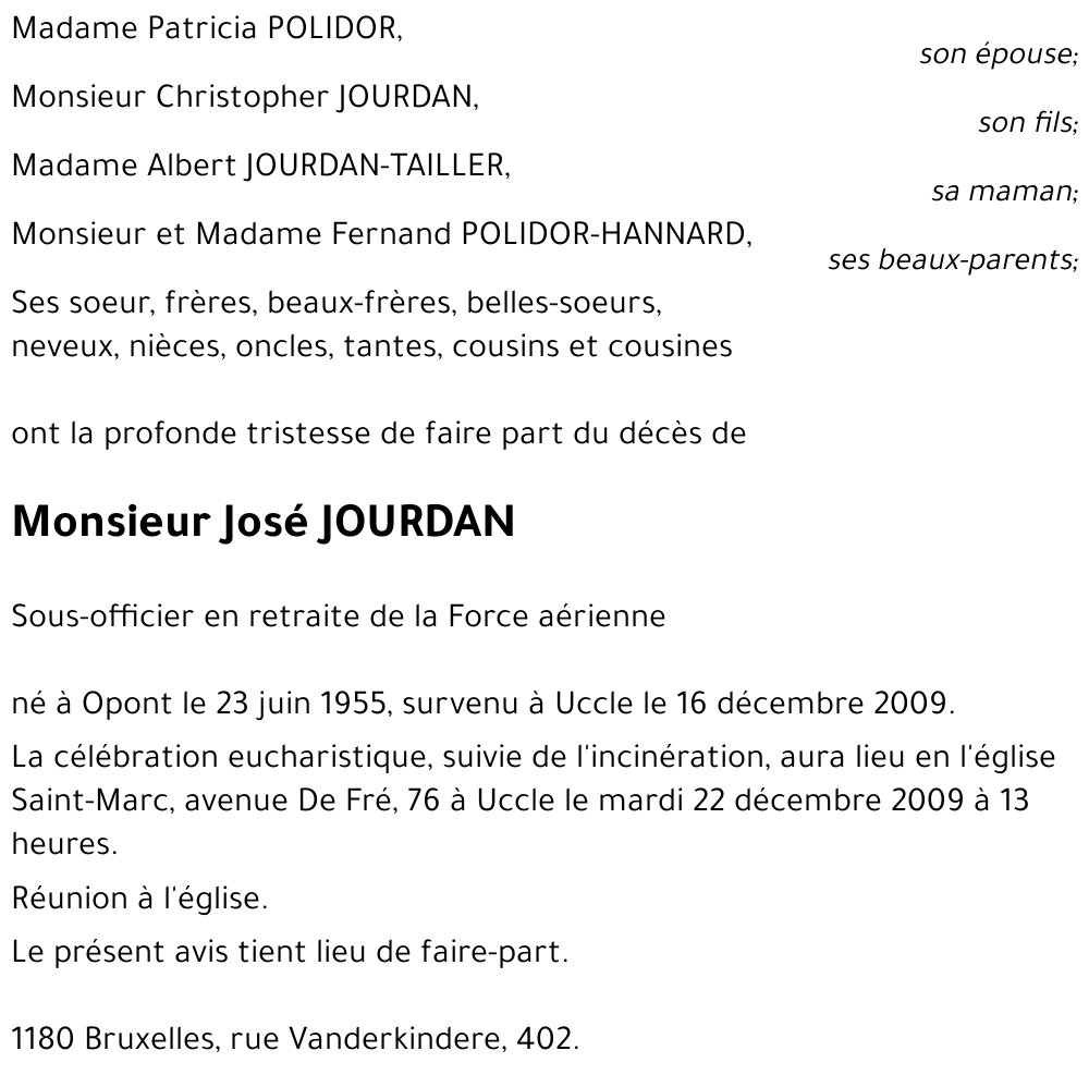 José JOURDAN