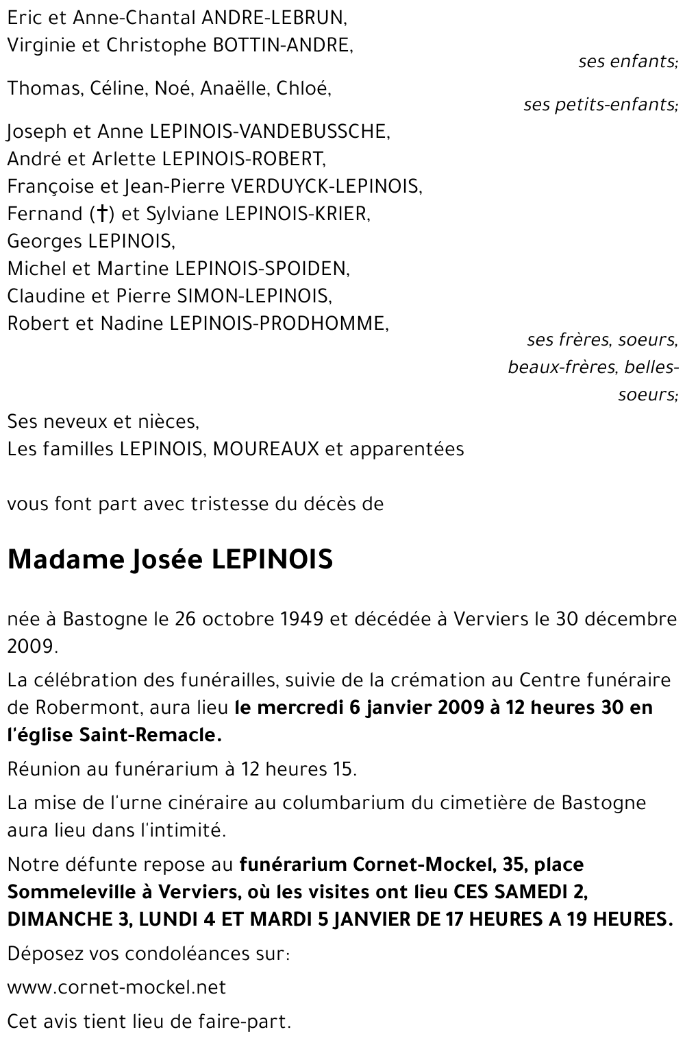 Josée LEPINOIS
