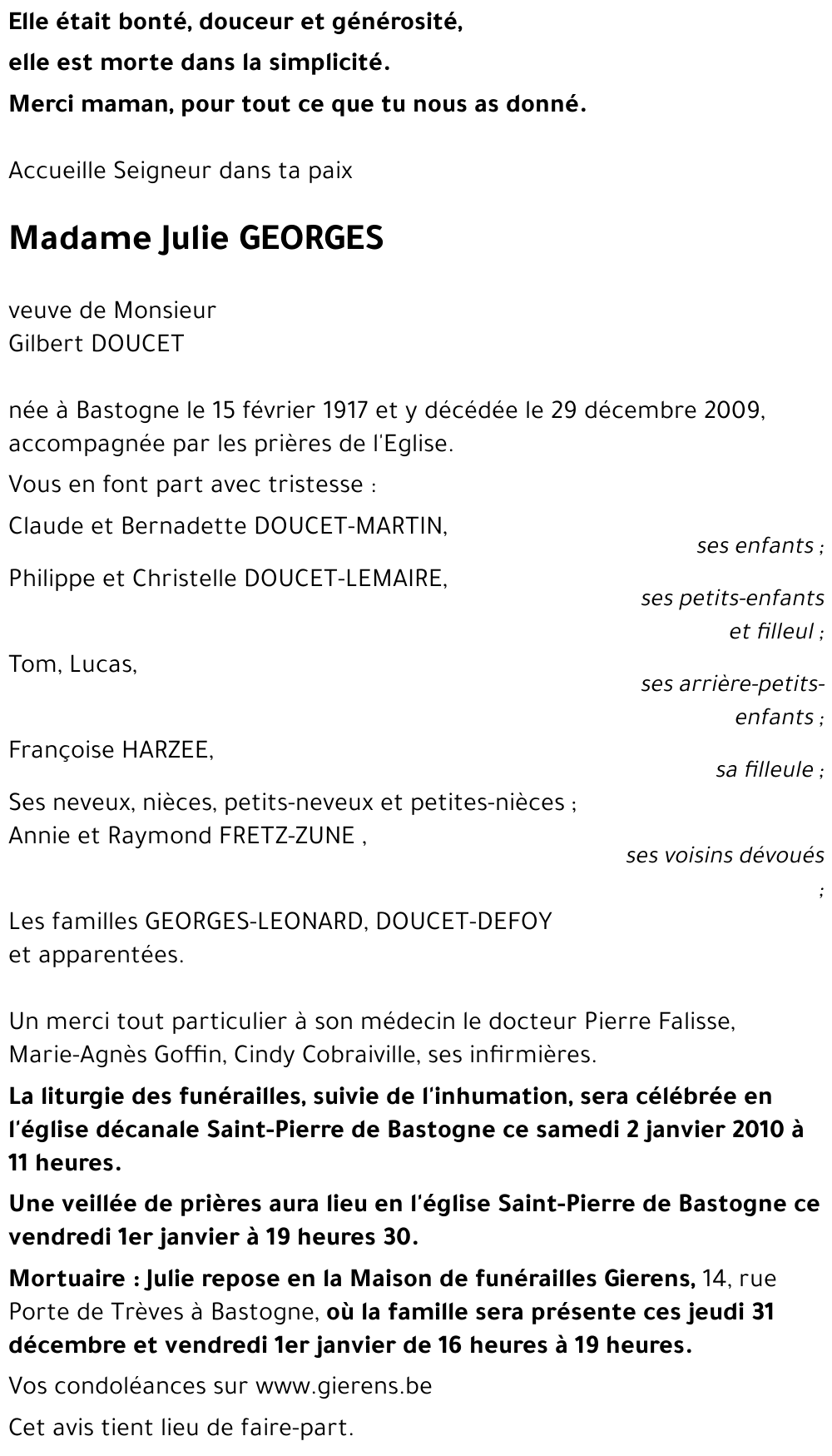 Julie GEORGES