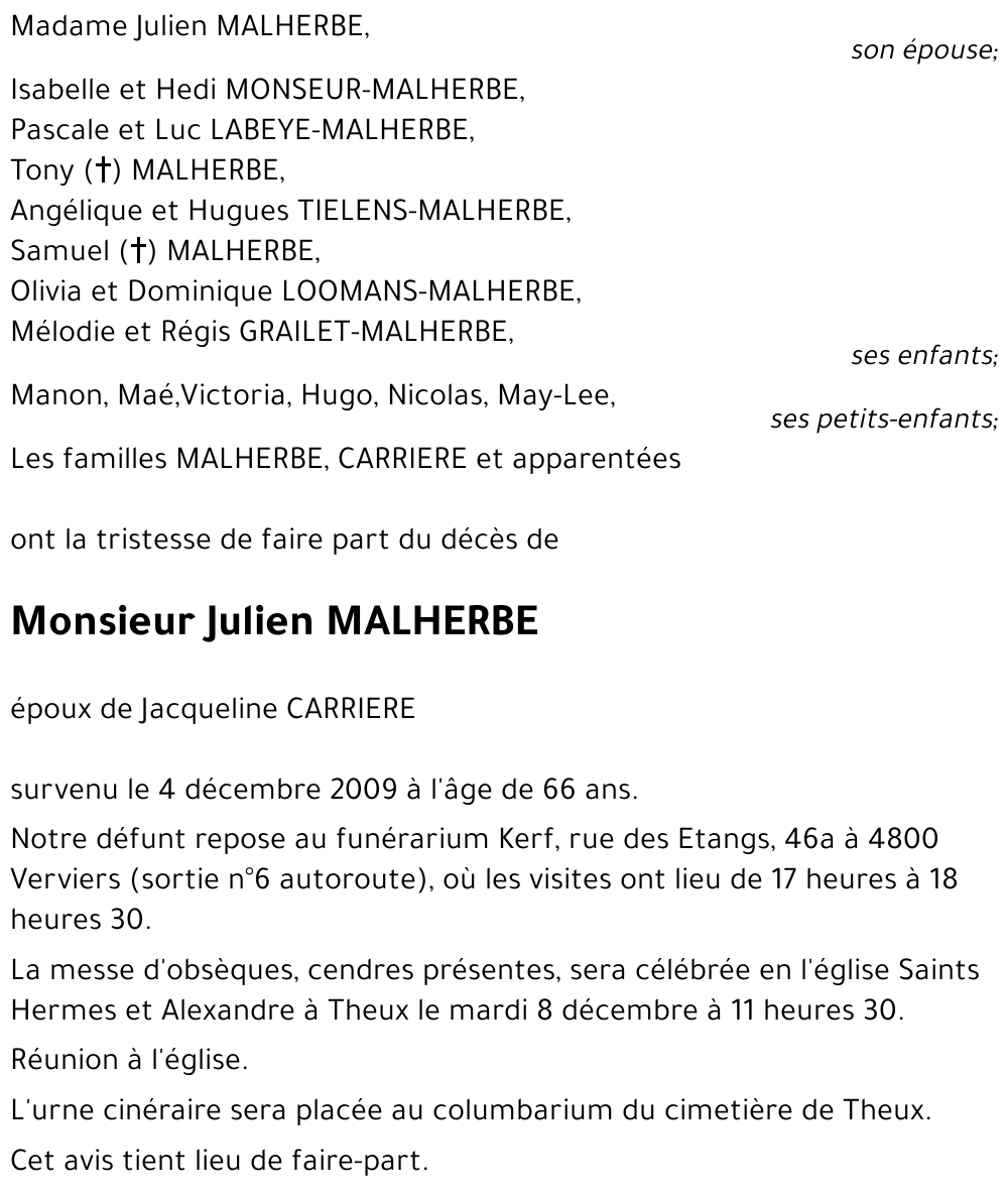 Julien MALHERBE