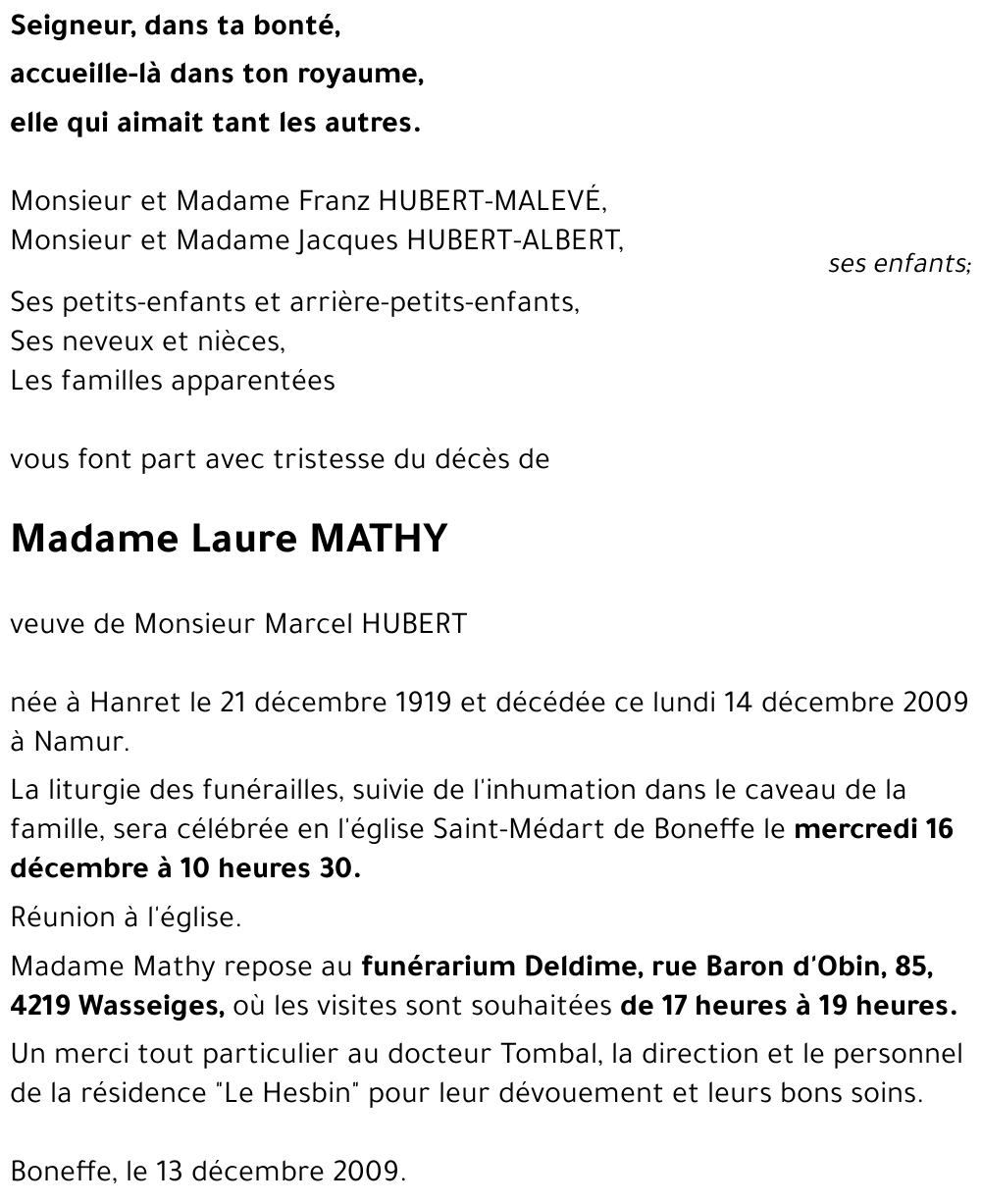 Laure MATHY