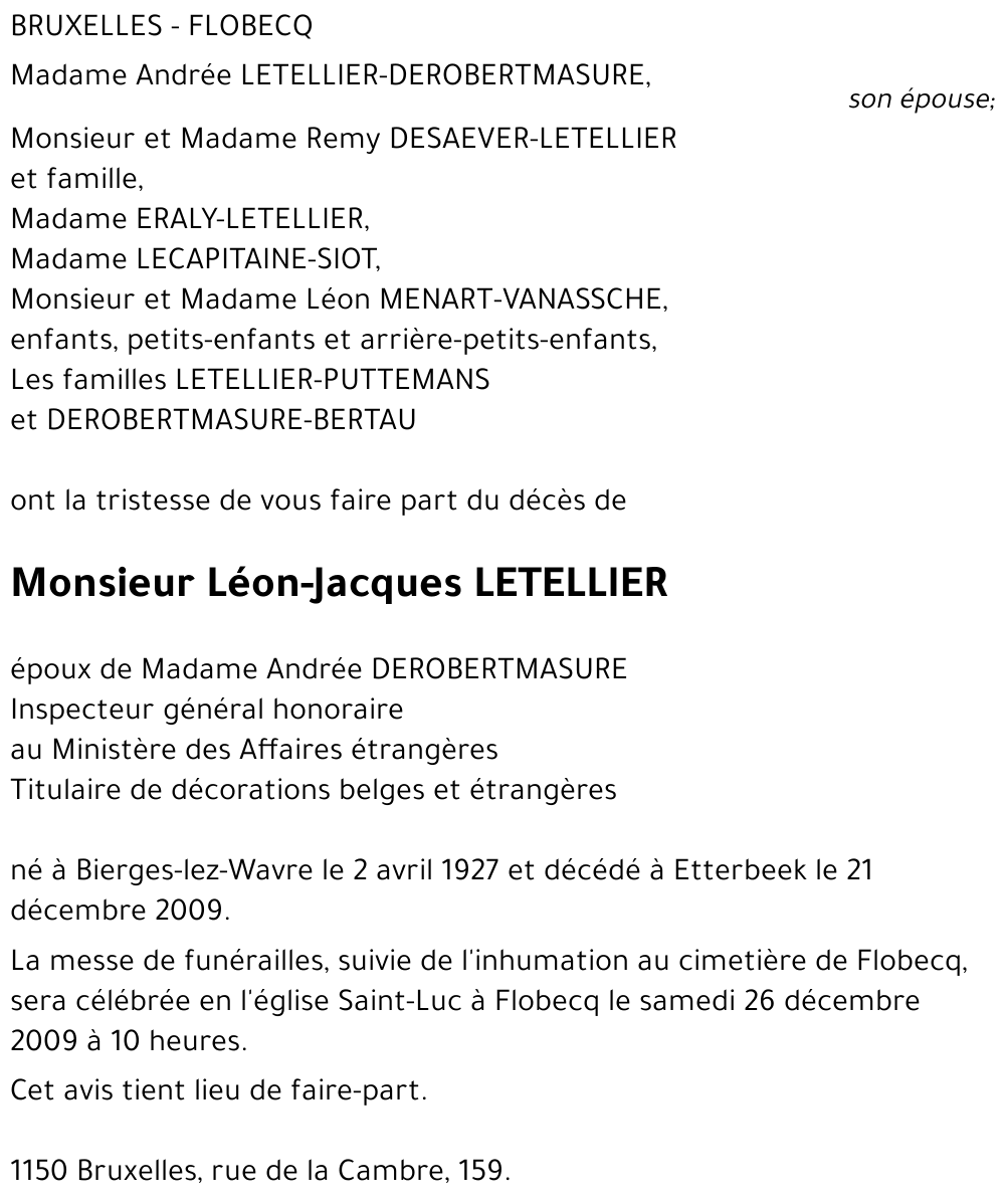 Léon-Jacques LETELLIER