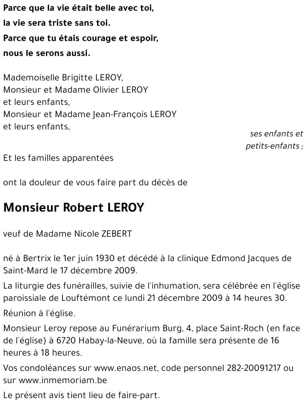 Robert LEROY