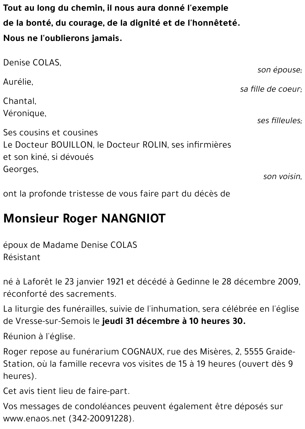 Roger NANGNIOT