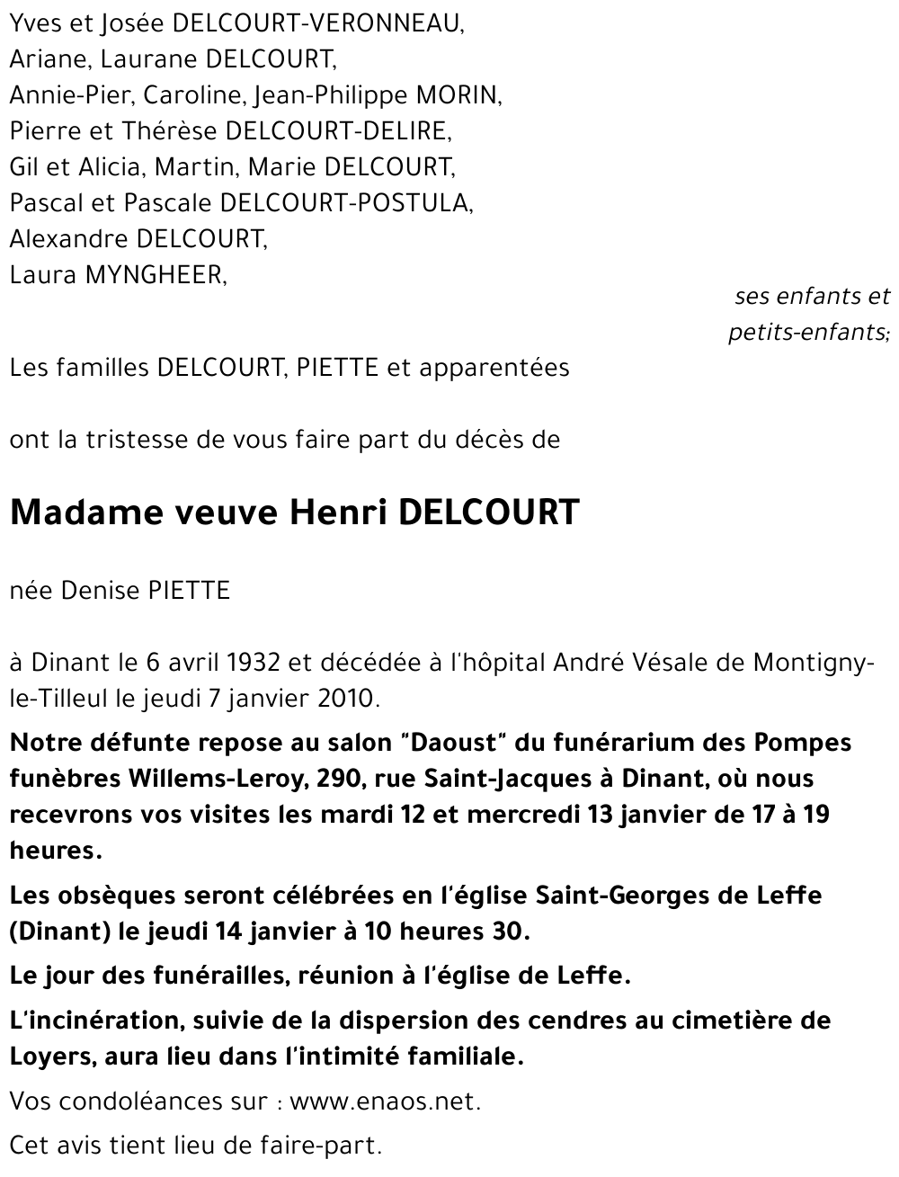 Denise PIETTE