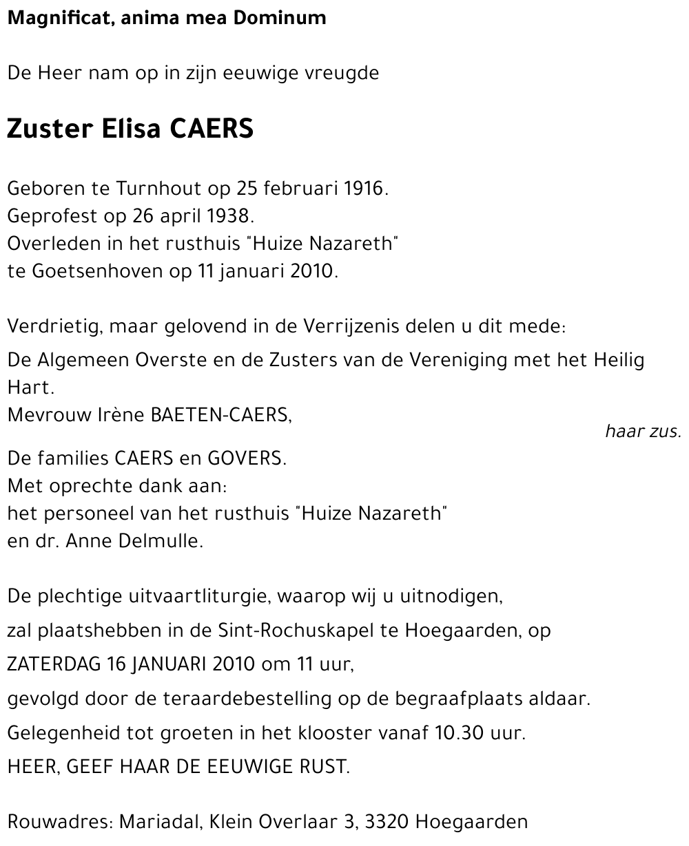 Elisa CAERS