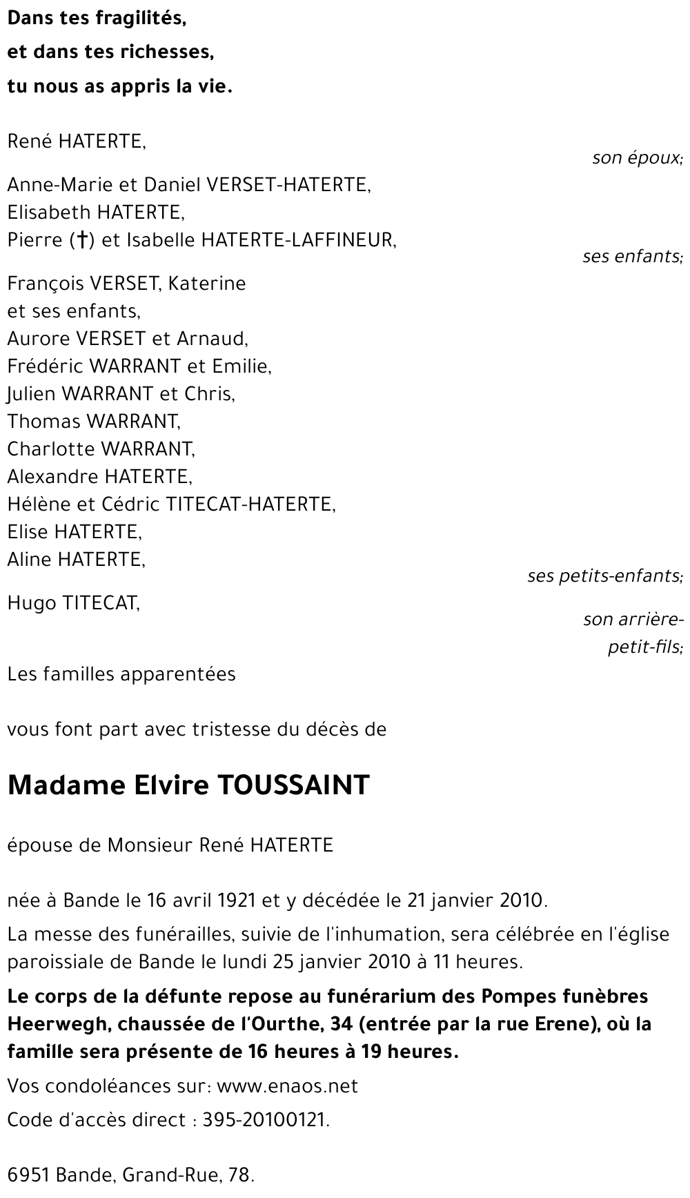 Elvire TOUSSAINT