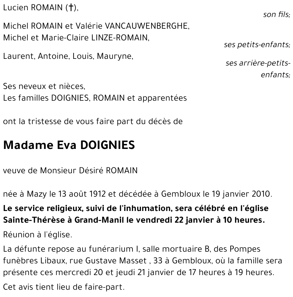 Eva Doignies
