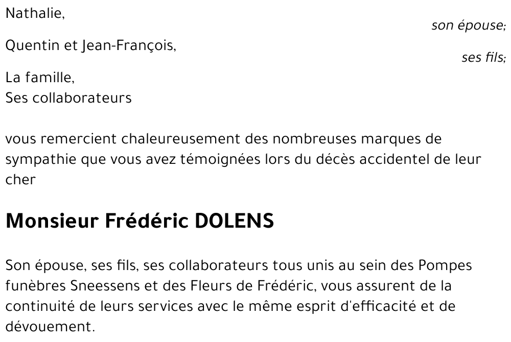 Frédéric DOLENS