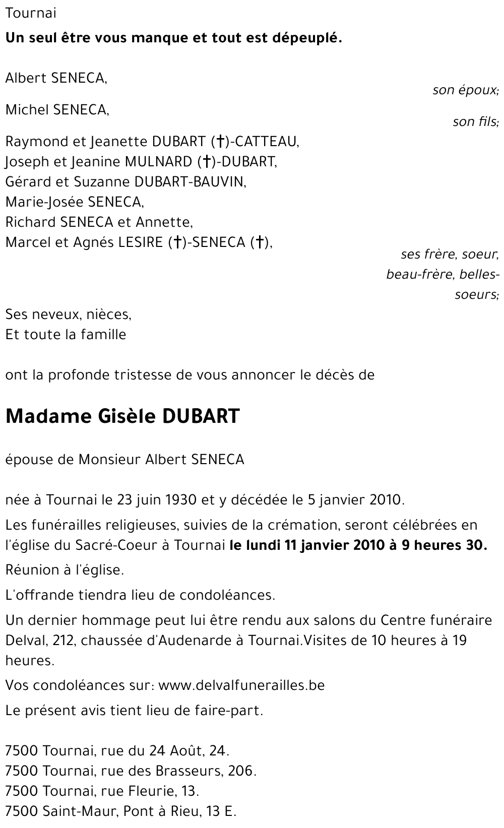 Gisèle DUBART