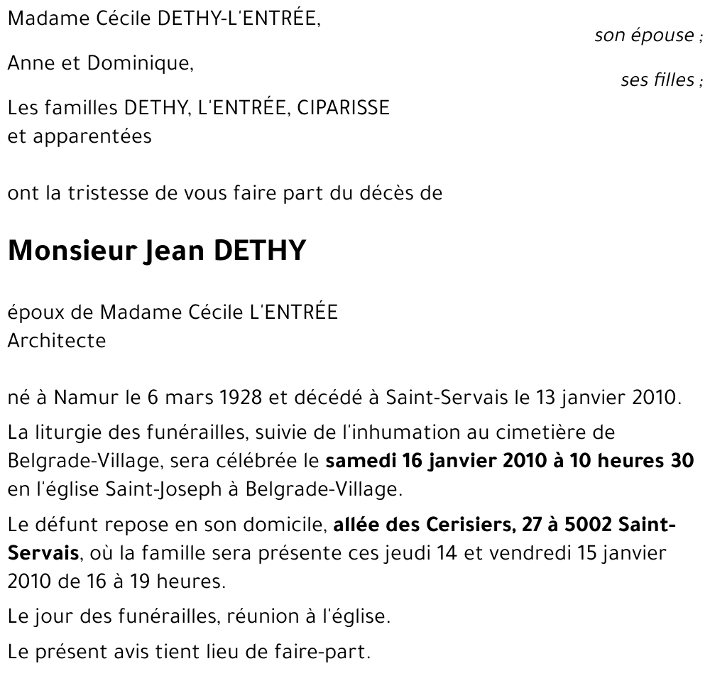 Jean DETHY