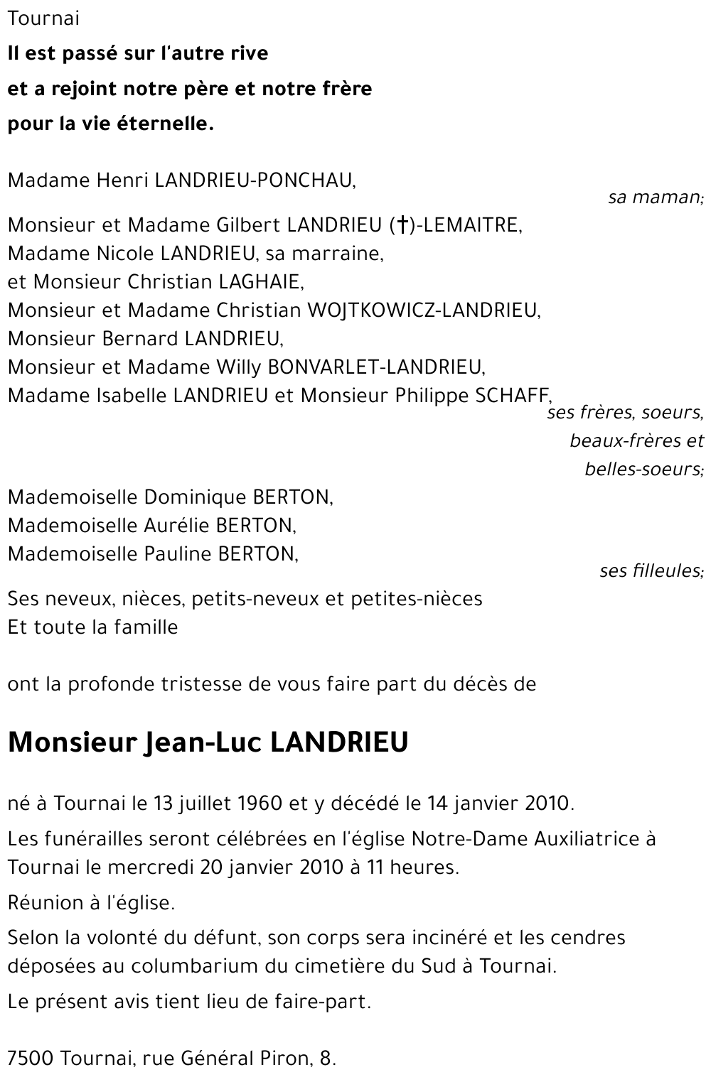 Jean-Luc LANDRIEU