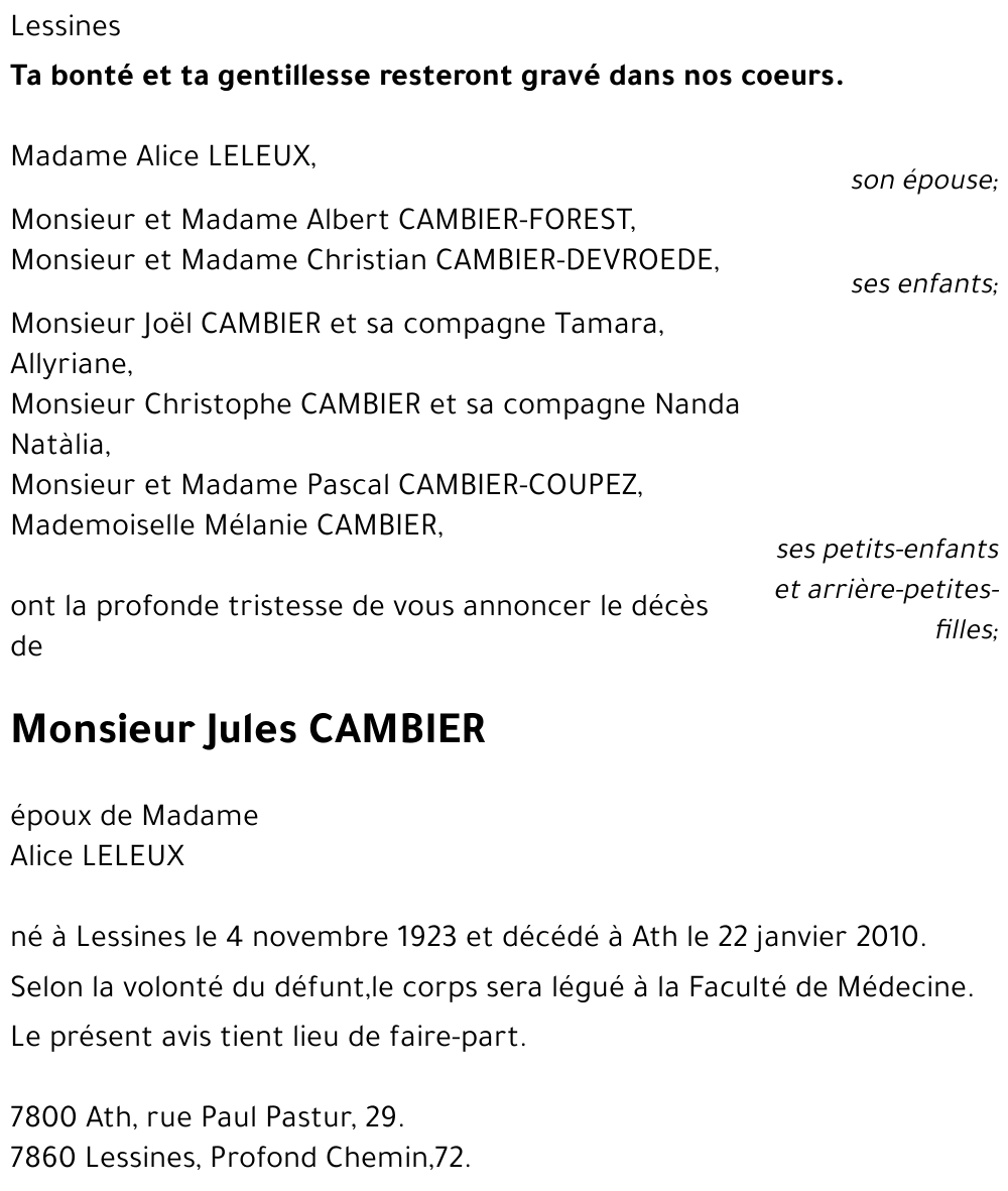 Jules Cambier