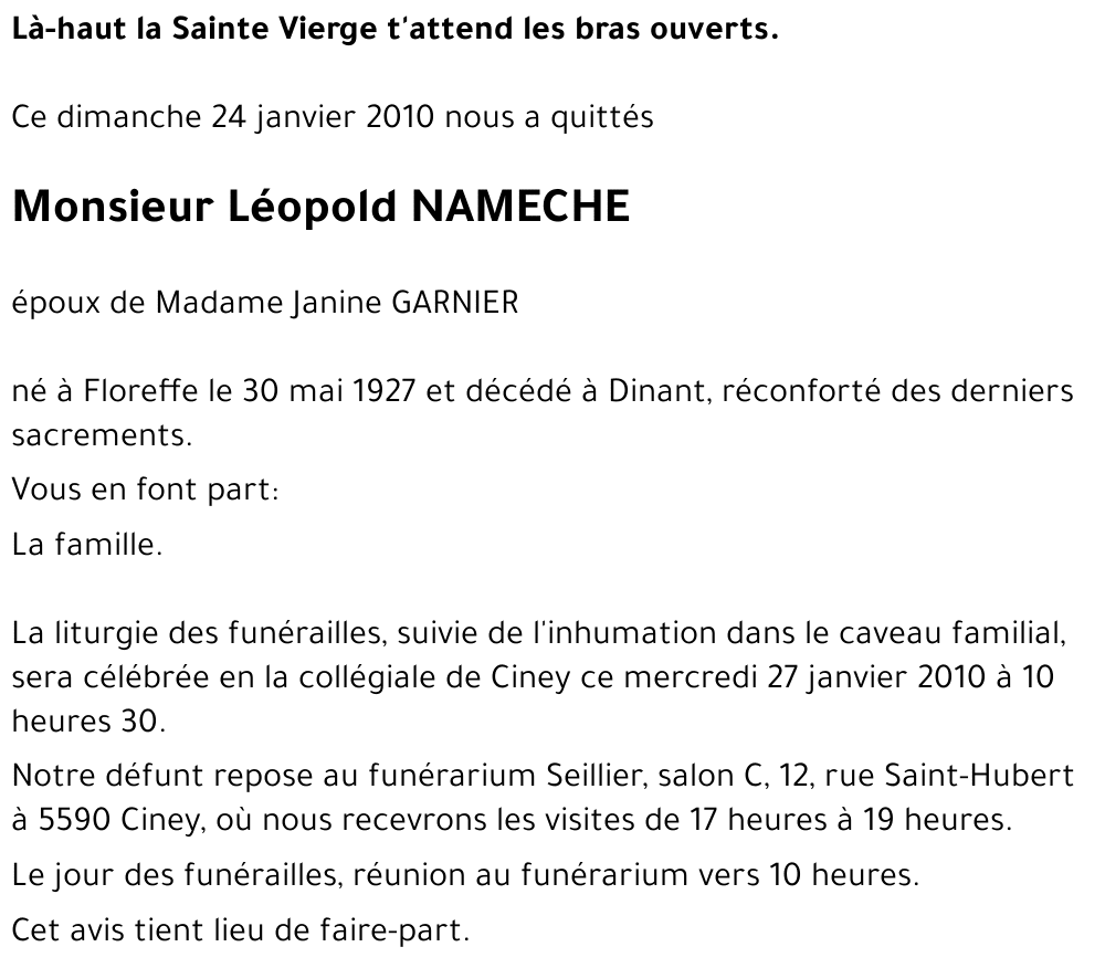 Léopold NAMECHE