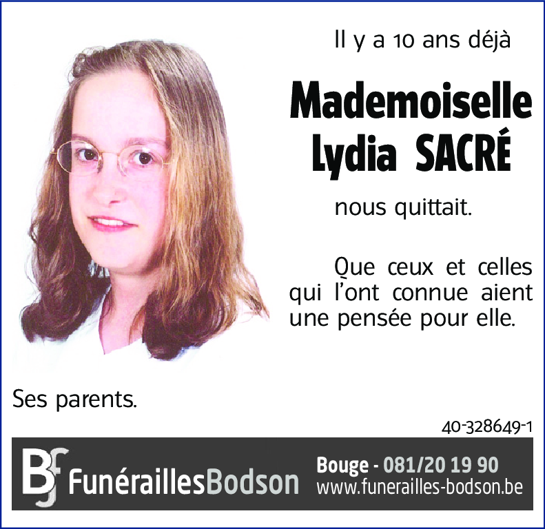 Lydia SACRÉ